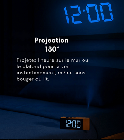 Réveil Radio Projecteur